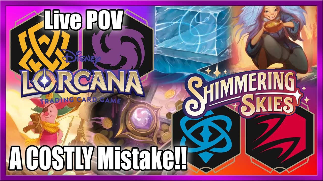 This should be EASY, right? Amber/Amethyst Hyper Aggro vs Ruby Sapphire Control Lorcana League Live