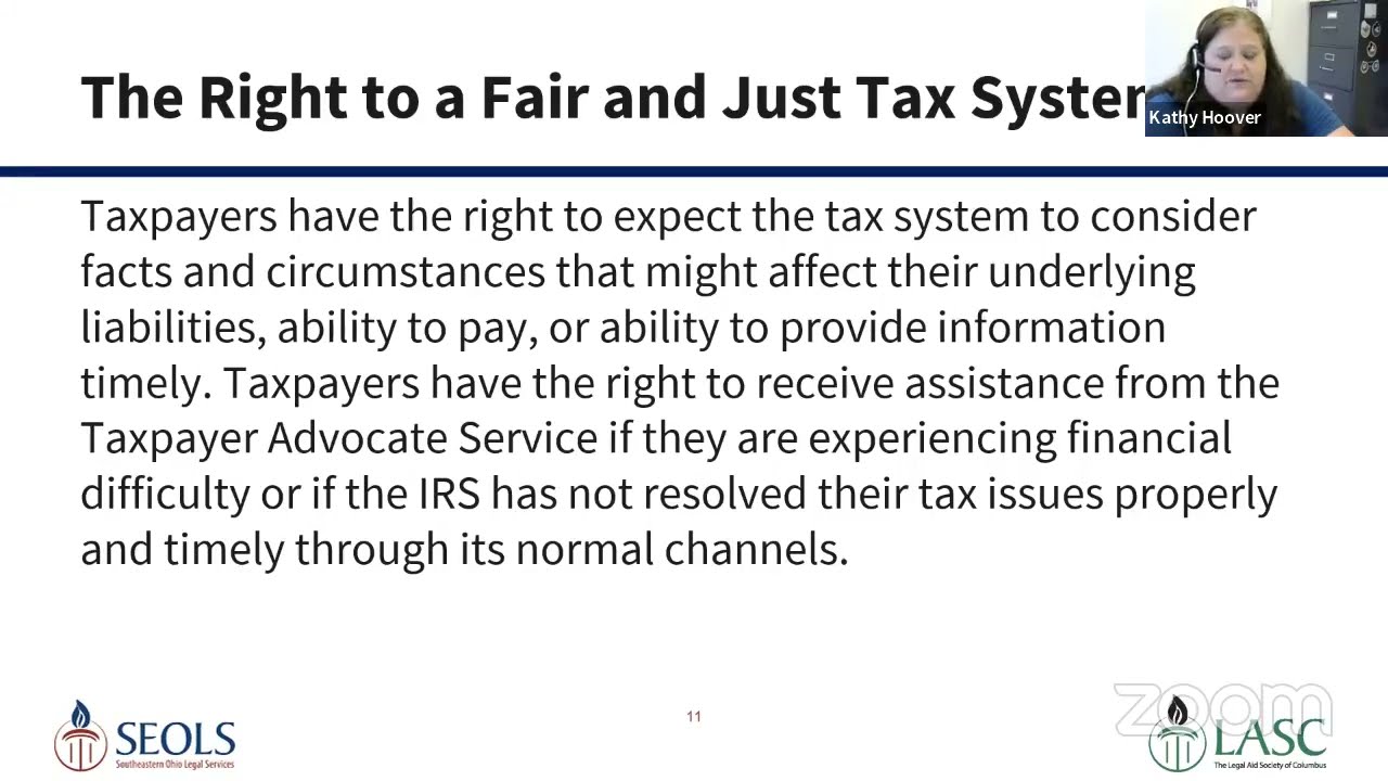 Tax Chat: Taxpayer Bill of Rights