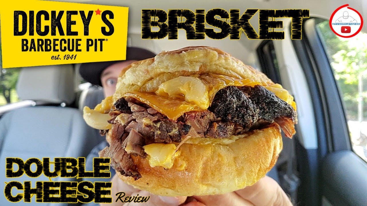 Dickey's Barbecue Pit&reg; Brisket Double Cheese Sandwich Review! 🧀🧀🐄