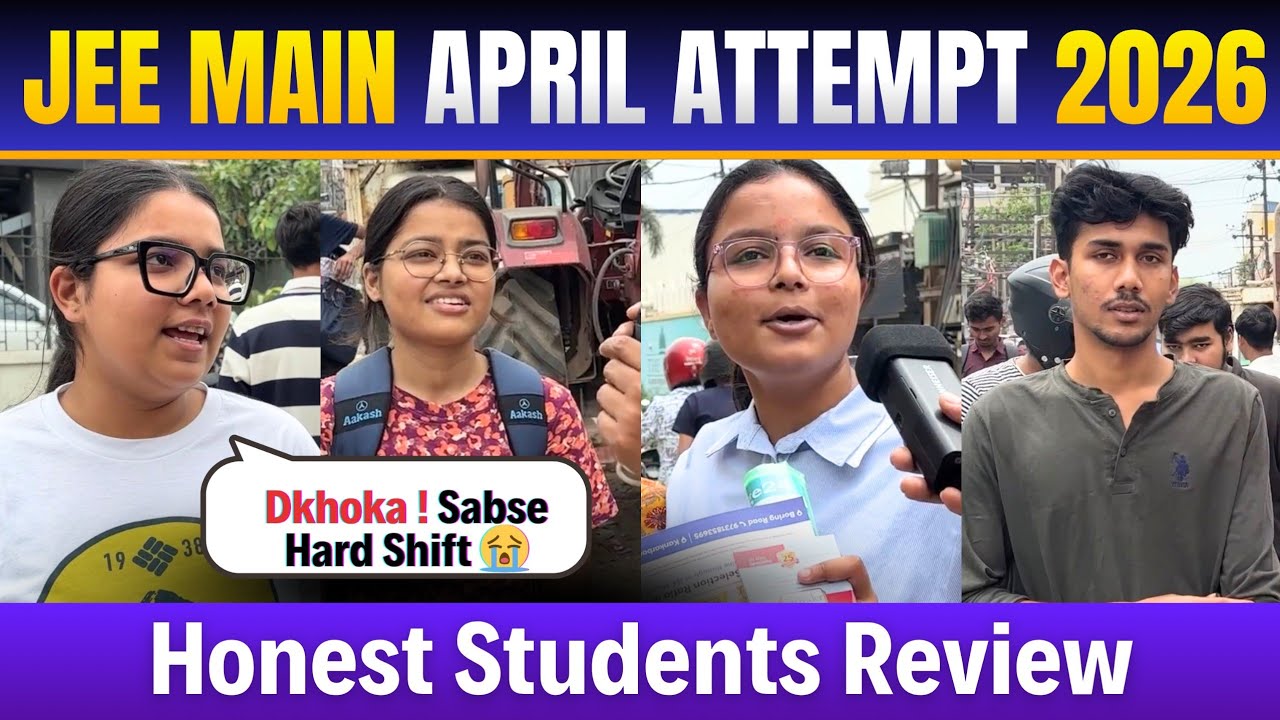 Dkhoka ! Sabse Hard Shift 😭 | 1st Shift, 6 April  | JEE MAIN APRIL ATTEMPT 2026 Exam Review #jee2026