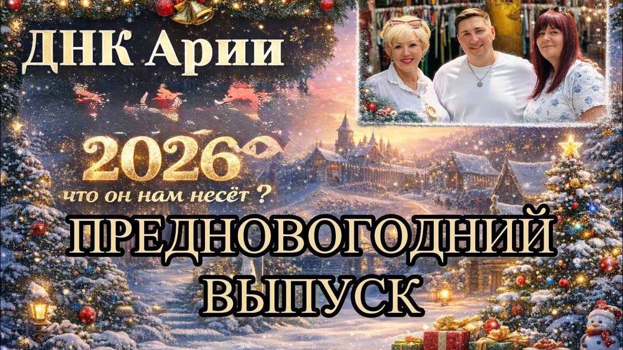ПРЕДНОВОГОДНИЙ ВЫПУСК/ОСНОВНЫЕ СОБЫТИЯ НОВОГО ГОДА /РОССИЯ/2026, ЧТО ОН НАМ НЕСЁТ?