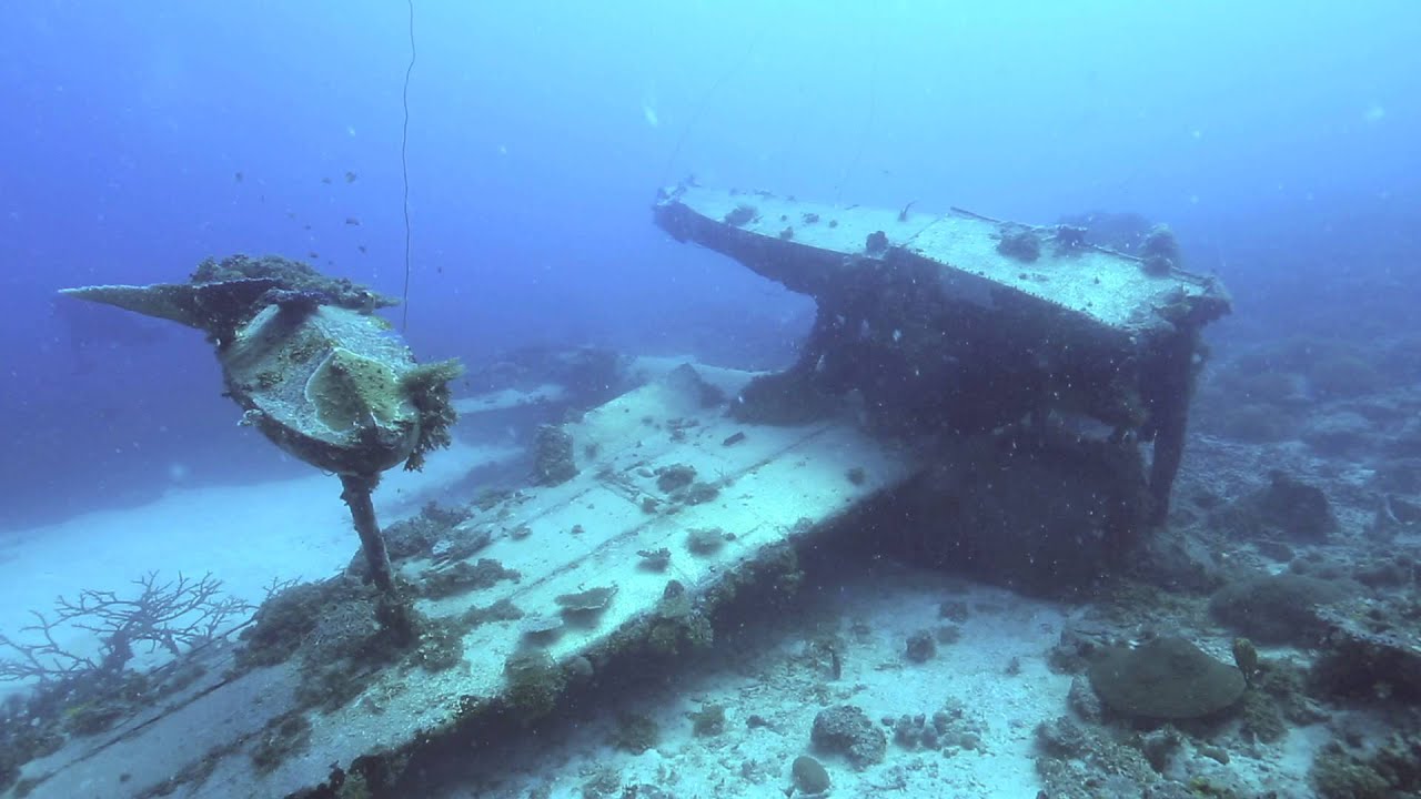 新発見！ミクロネシア連邦チューク州の海底に眠る二式水戦（二式水上戦闘機）