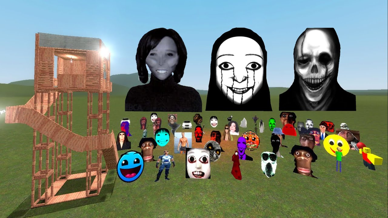 Too Much Nextbots Vs Towers  - Garry's Mod