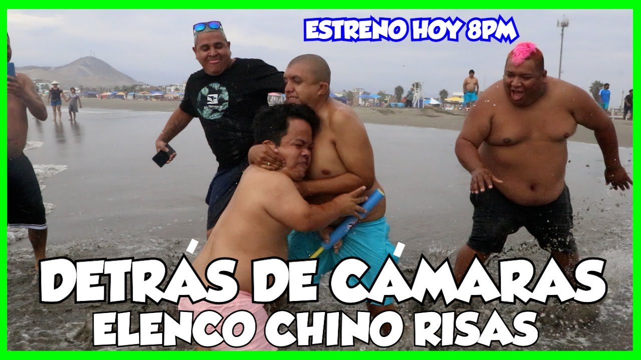 DETRÁS DE CÁMARAS | ELENCO CHINO RISAS 😂😂 🇵🇪