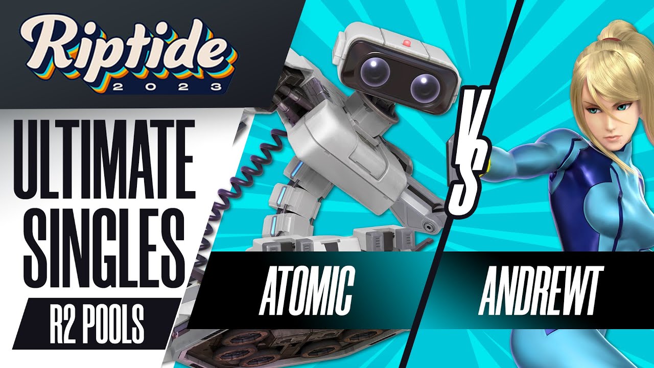 Atomic (R.O.B.) vs AndrewT (Zero Suit Samus) - Ultimate Singles Round 2 Pools - Riptide 2023