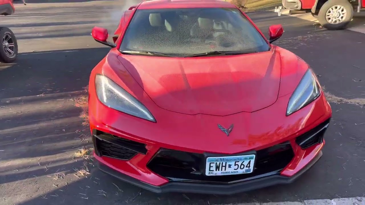 2020 C8 Corvette FREEZING TEMPS Cold start