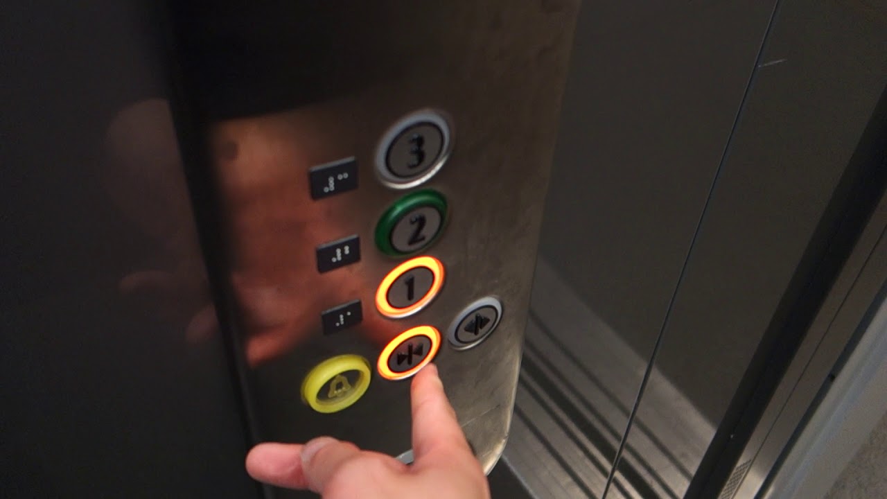 2013 KONE MonoSpace MRL Traction Elevator @ Scandic Visby Hotel, Visby, Gotland, Sweden.