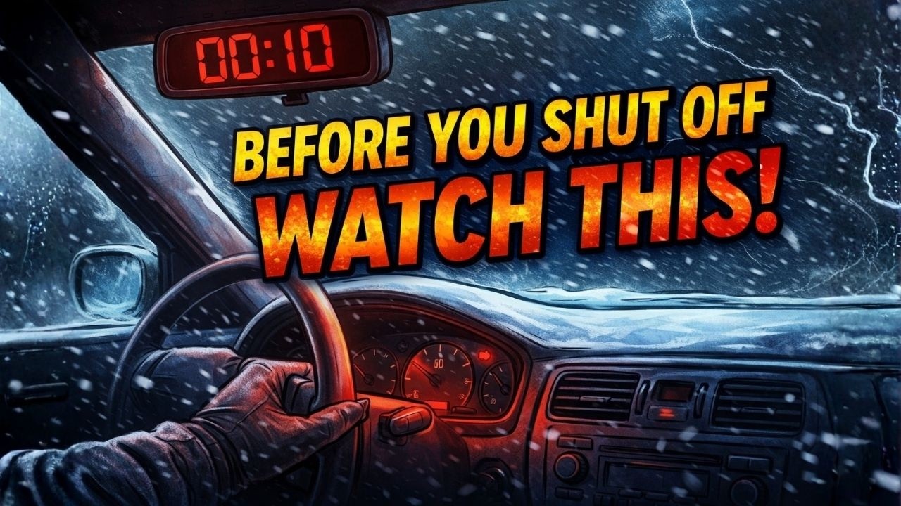 Before You Turn Off Your Engine in Snow - Do These 6 Things