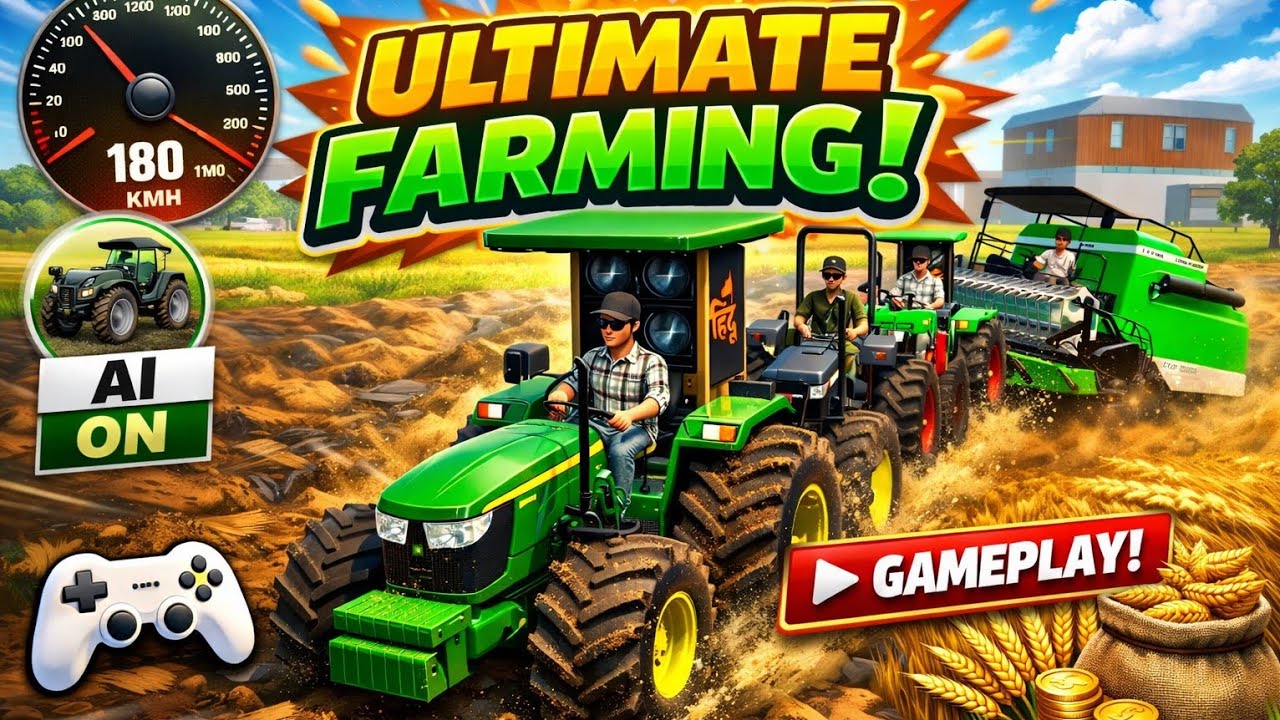 Indian Mods in Farming Simulator Indian Vehicles Simulator 3d Game Live #livetractor #livegaming