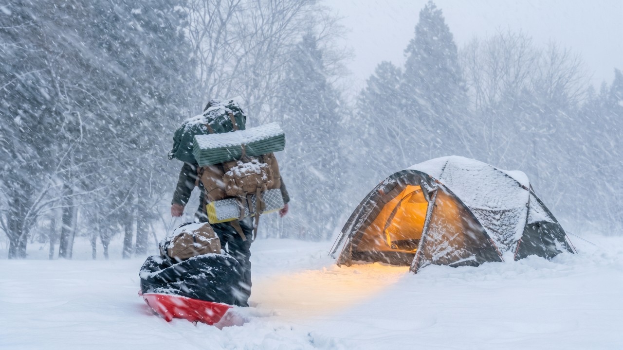 Alone in a -61&deg;C Blizzard: My Toughest Winter Camping Experience