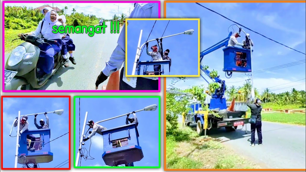 🔵 PENGGANTIAN STANG & LAMPU BARU || PJU || DISHUB KUBU RAYA