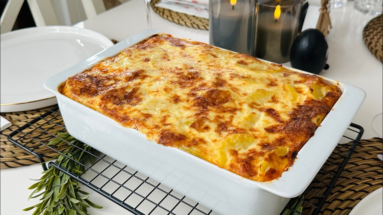 Musaca de cartofi - în straturi delicioase, cu o rețetă simplă