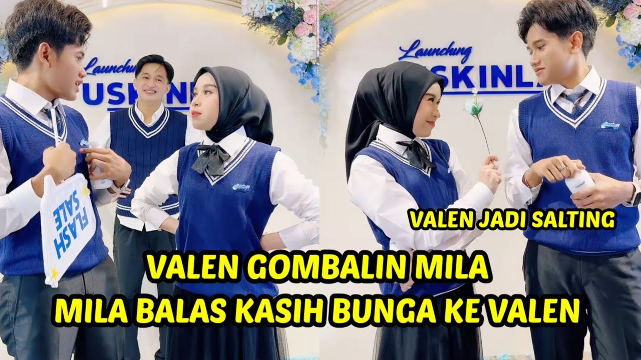 Valen gombal mila, valen salting mila balas dengan kasih bunga