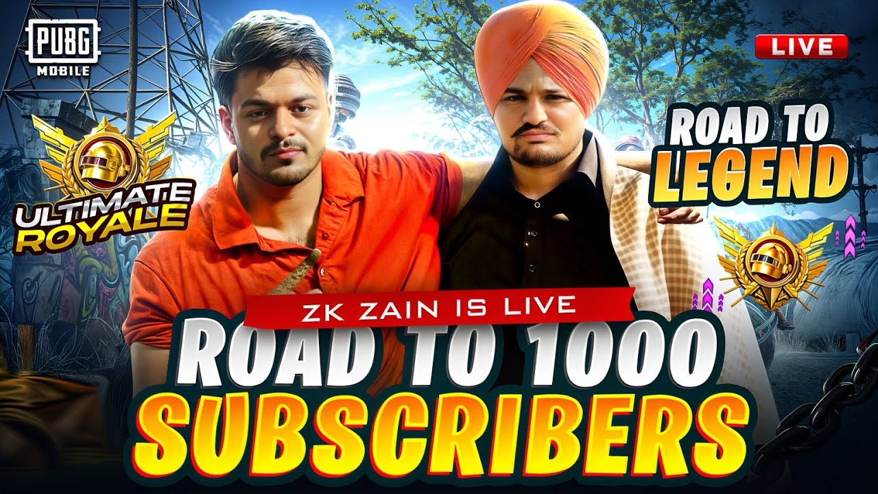 🔴 ULTIMATE ROYAL | ROAD TO LEGEND😍| With Sasta Network 🙁 | PUB G MOBILE | Zk ZAIN