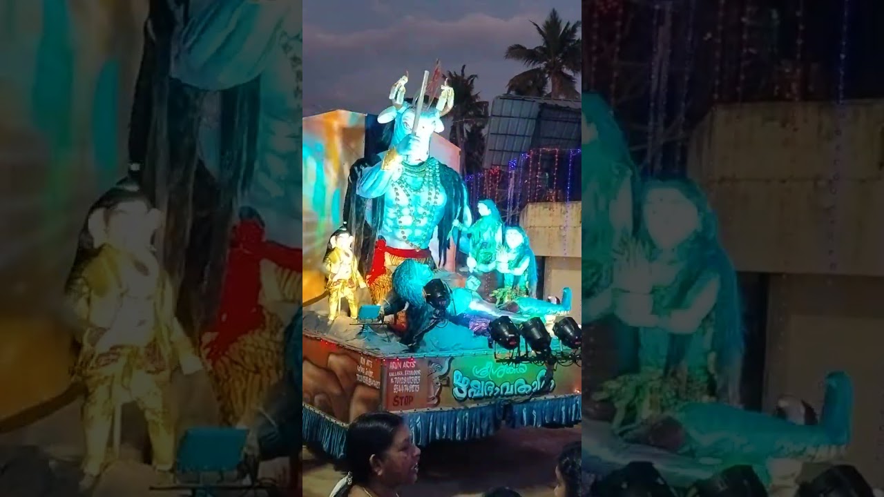 temple festival ##attingal ##float##2026