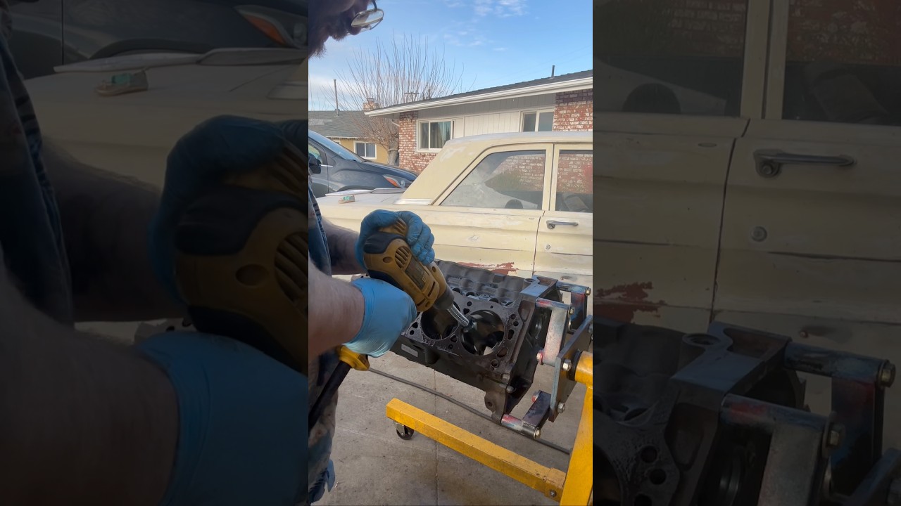 Stone Hone Your Ford 302 #honing #ford #repair #machineshop #fast #learning #tips #ford302 #engine