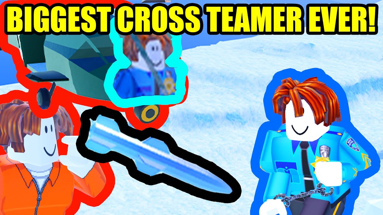 the MOST ANNOYING CROSS TEAMERS EVER... | Roblox Jailbreak