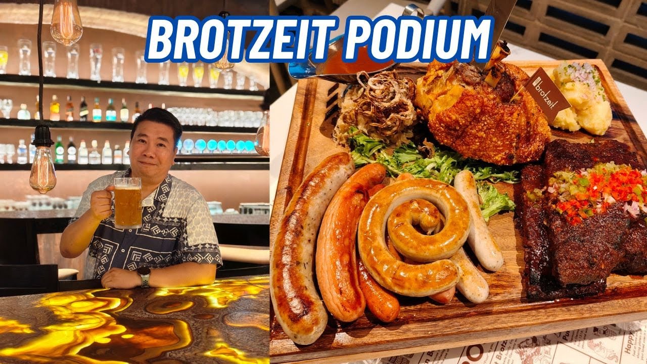 German beers and Bavarian food in Brotzeit PH Podium at the 6th level - now open