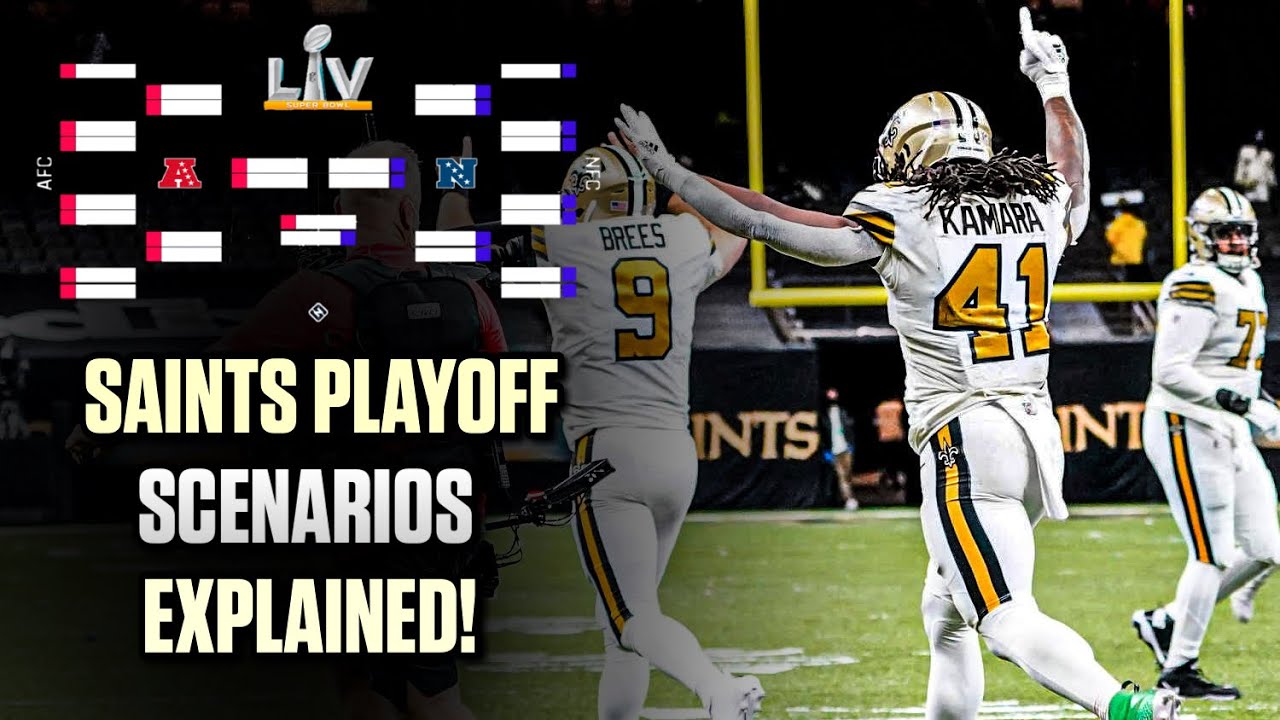 New Orleans Saints PLAYOFF SCENARIOS Explained | Explaining Saints Playoff Seeding