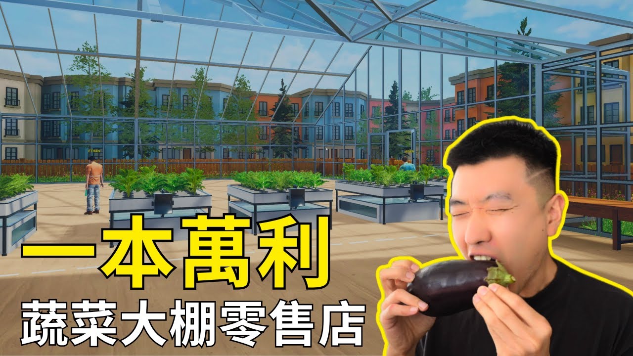 居民區裏開蔬菜店，水池裏種菜，零售一本萬利- - 水培農場店模擬器Hydroponics Farm & Store Simulator