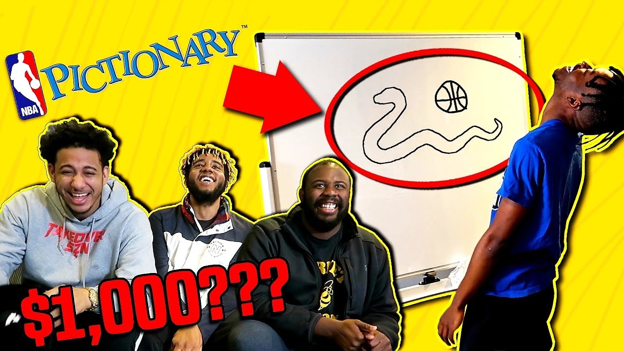 Whoever Wins NBA Pictionary Gets $1000...