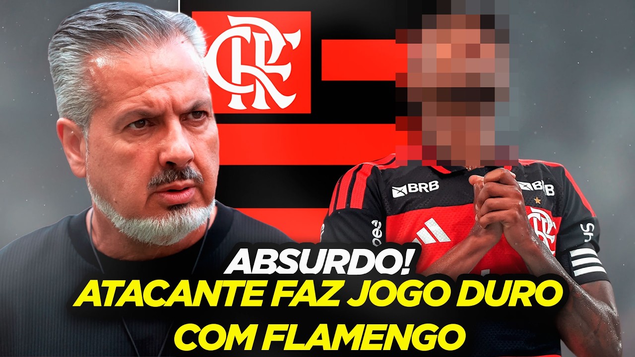 Absurdo! Atacante faz jogo duro com o Flamengo