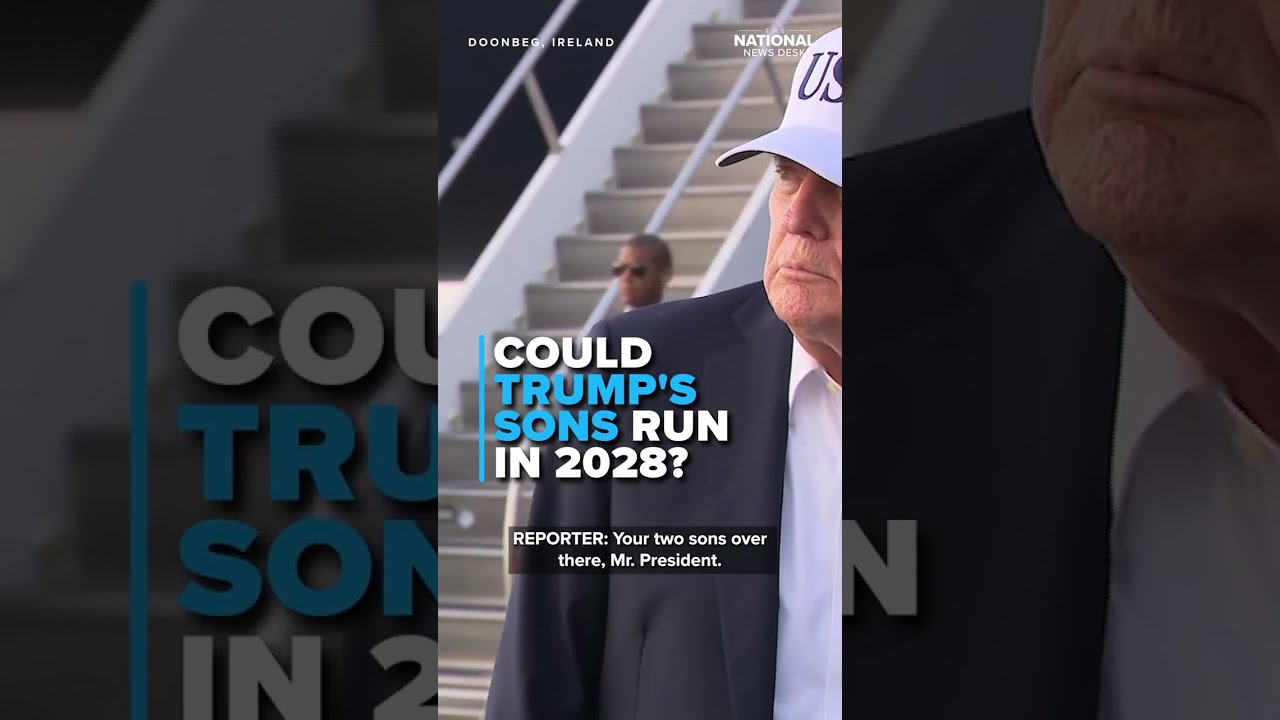 Баллотируются ли сыновья Трампа в президенты в 2028 году? Слушайте ОТВЕТ ТРАМПА