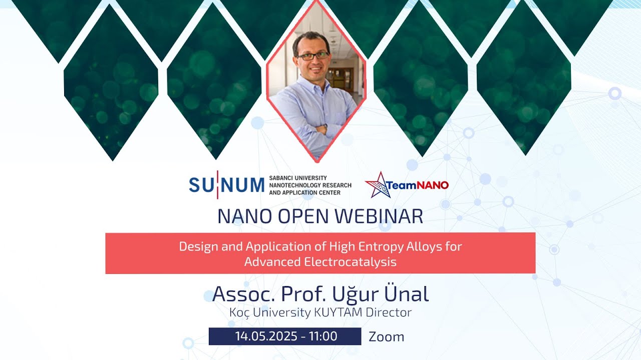 Nano Open: Elektrokatalitik Uygulamalar için Yüksek Entropili Alaşımların Tasarımı