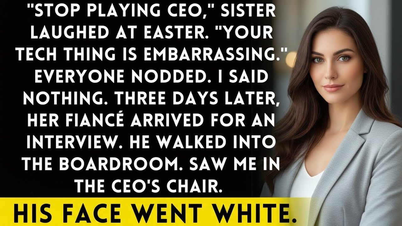 Sister Said 'Stop Playing CEO' - Then Her Fiancé Walked Into My $180M Boardroom