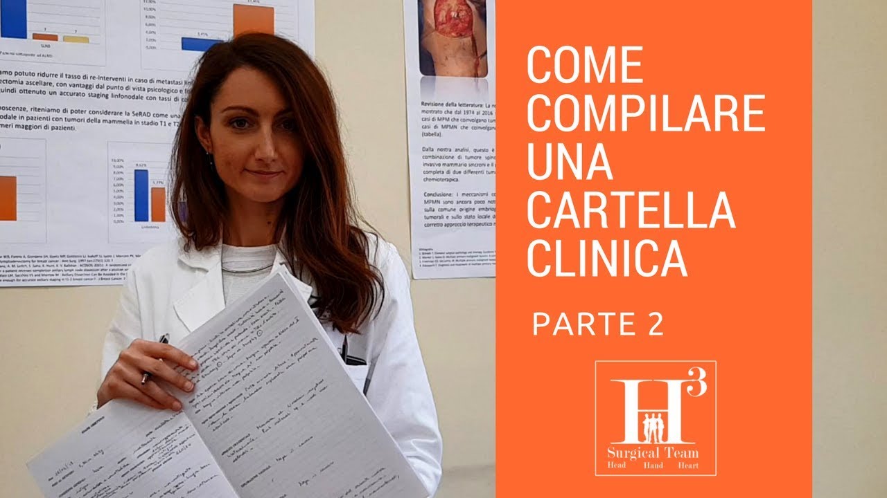 COME SI COMPILA UNA CARTELLA CLINICA? Seconda parte