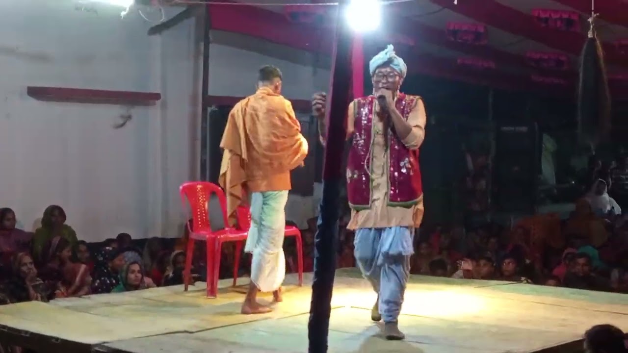 লক্ষিন্দার কে বিয়ের জন্য চুল কাটাতে  নাপিতকে ডাকানো হচ্ছে বিষহরি বেহুলা গান কদমগাছি বলগাছি নওগাঁ 