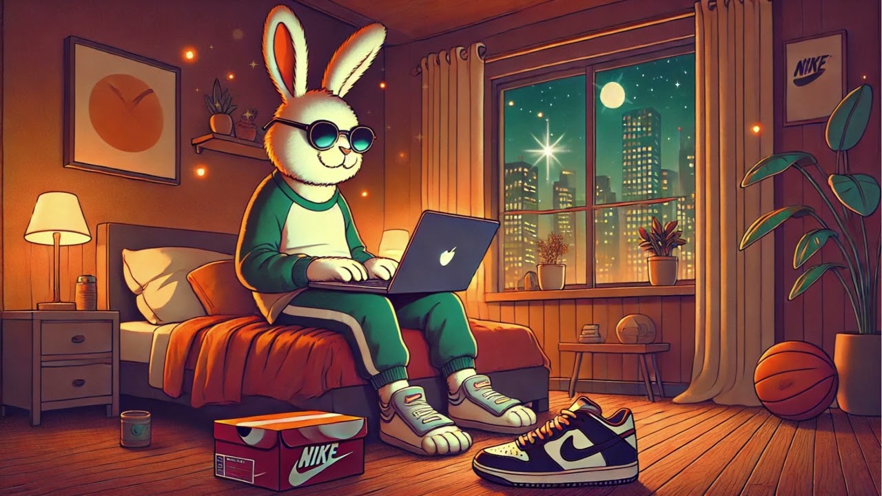Study & Chill with Lofi Rabbit 🐇  Warm Aesthetic Beats for Focus 🎶