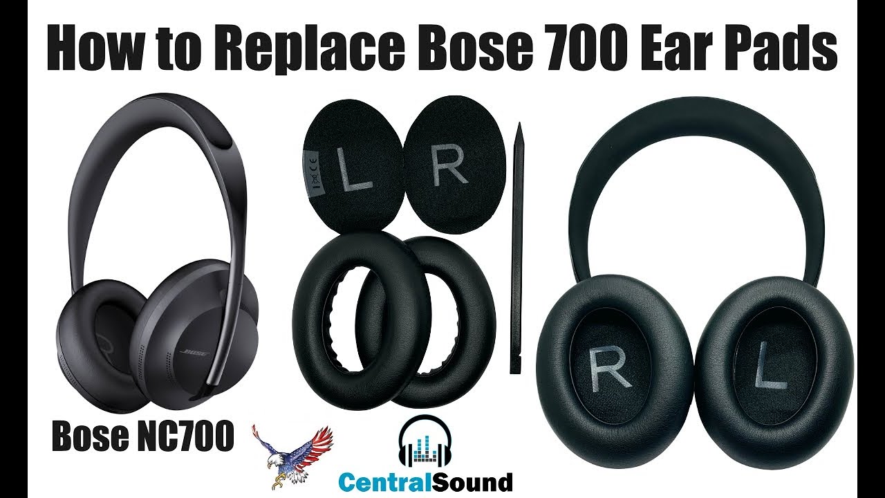How to Replace Install Ear Pads Cushions on Bose NC 700 Noise Cancelling Headphones