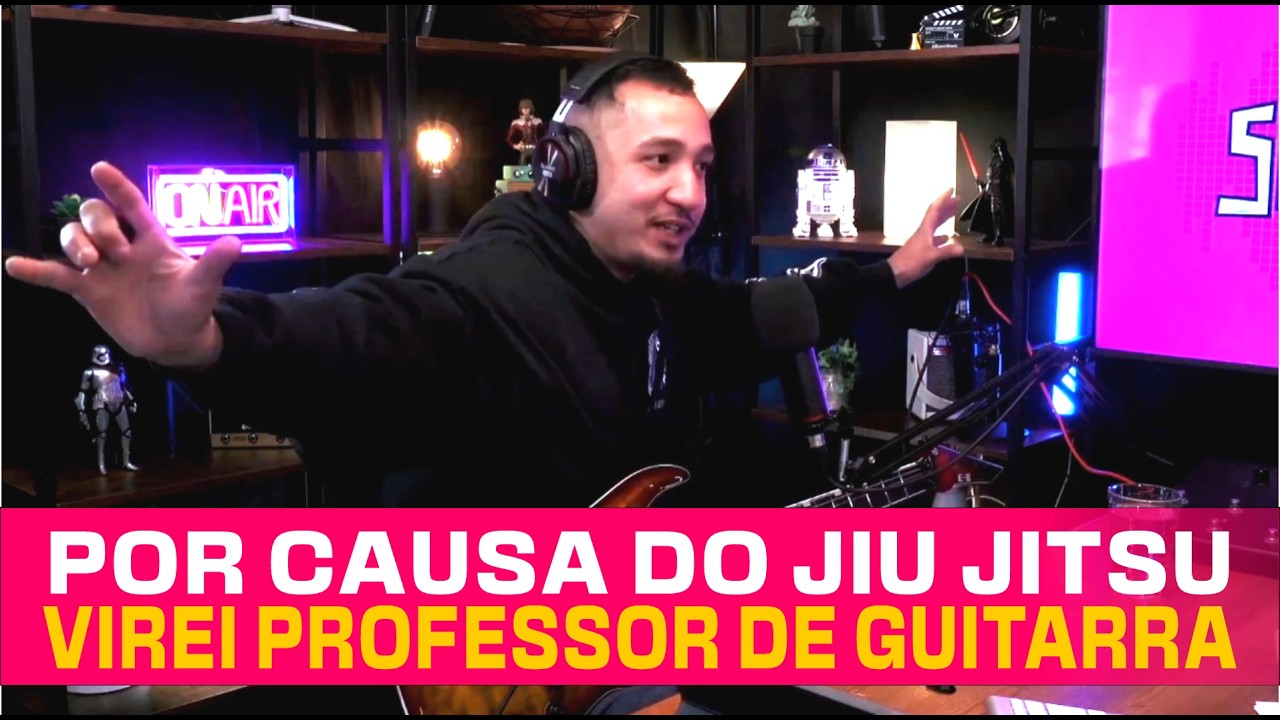 POR CAUSA DO JIU JITSU, VIREI PROFESSOR DE GUITARRA - SINCRONIA PODCAST -  RAFAEL HIDEKI
