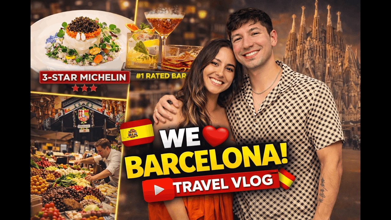 BARCELONA Blew Our MINDS... (Worlds #1 Bar, 3 MICHELIN STAR Restaurant, Hidden VIEWS & More)