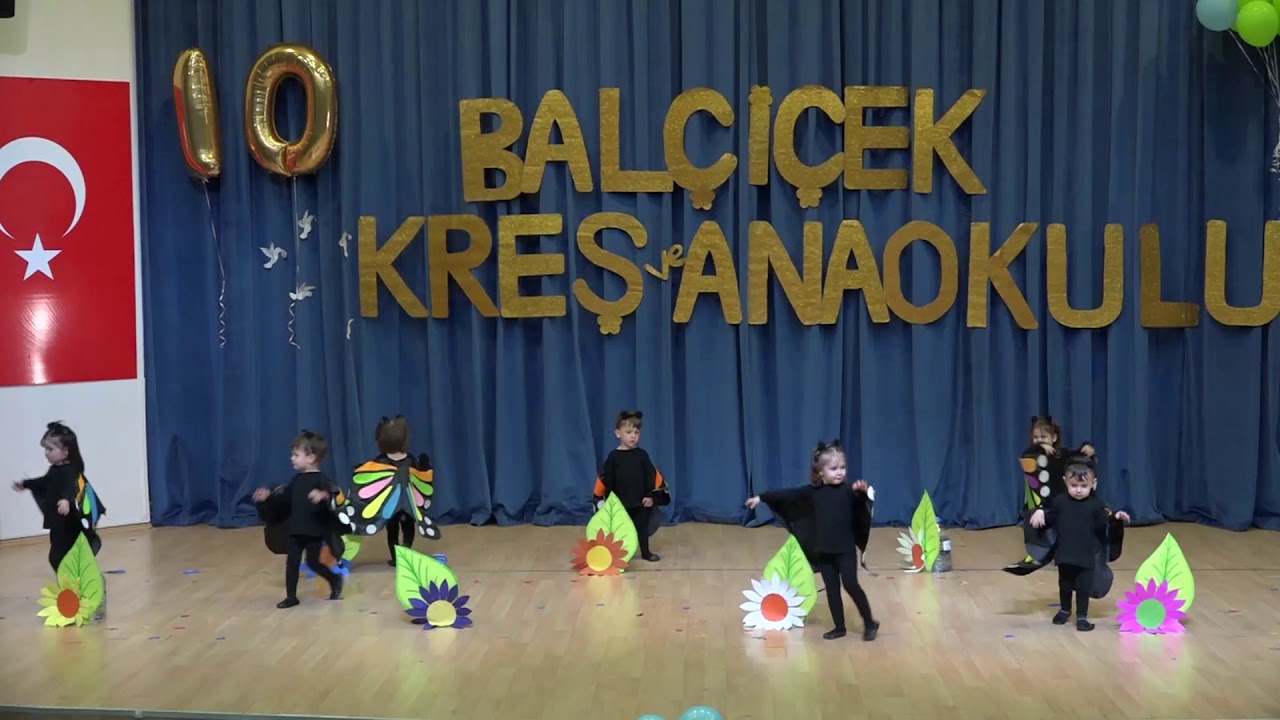 KELEBEKLER YILSONU GÖSTERİSİ 3 yaş