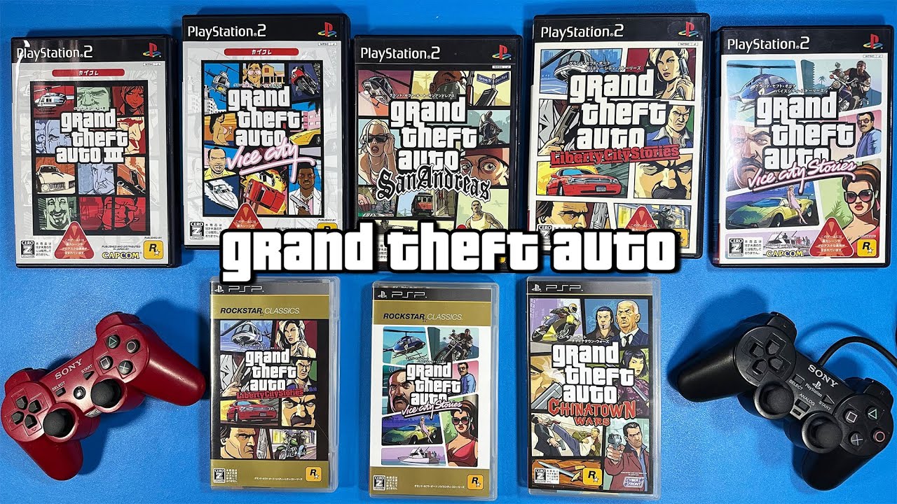 I bought every GTA Games on Playstation 2 & PSP (Unboxing)