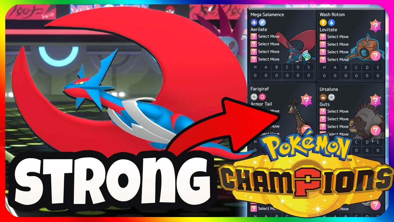 THE BEST MEGA SALAMENCE TEAM! | Pokemon Champions!