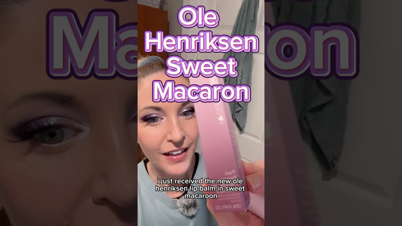 #olehenriksen #бальзам для губ #новый макияж #сладкие макароны #уход за кожей