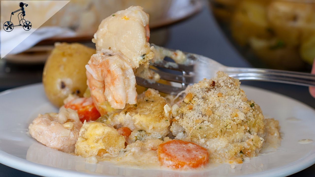 Cod Scallops Salmon Fish Pie With Prawns