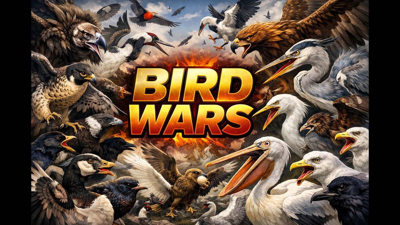 Bird Wars 3: Eagles, Vultures, Storks & Rare Bird Fights | Epic Wildlife Battles