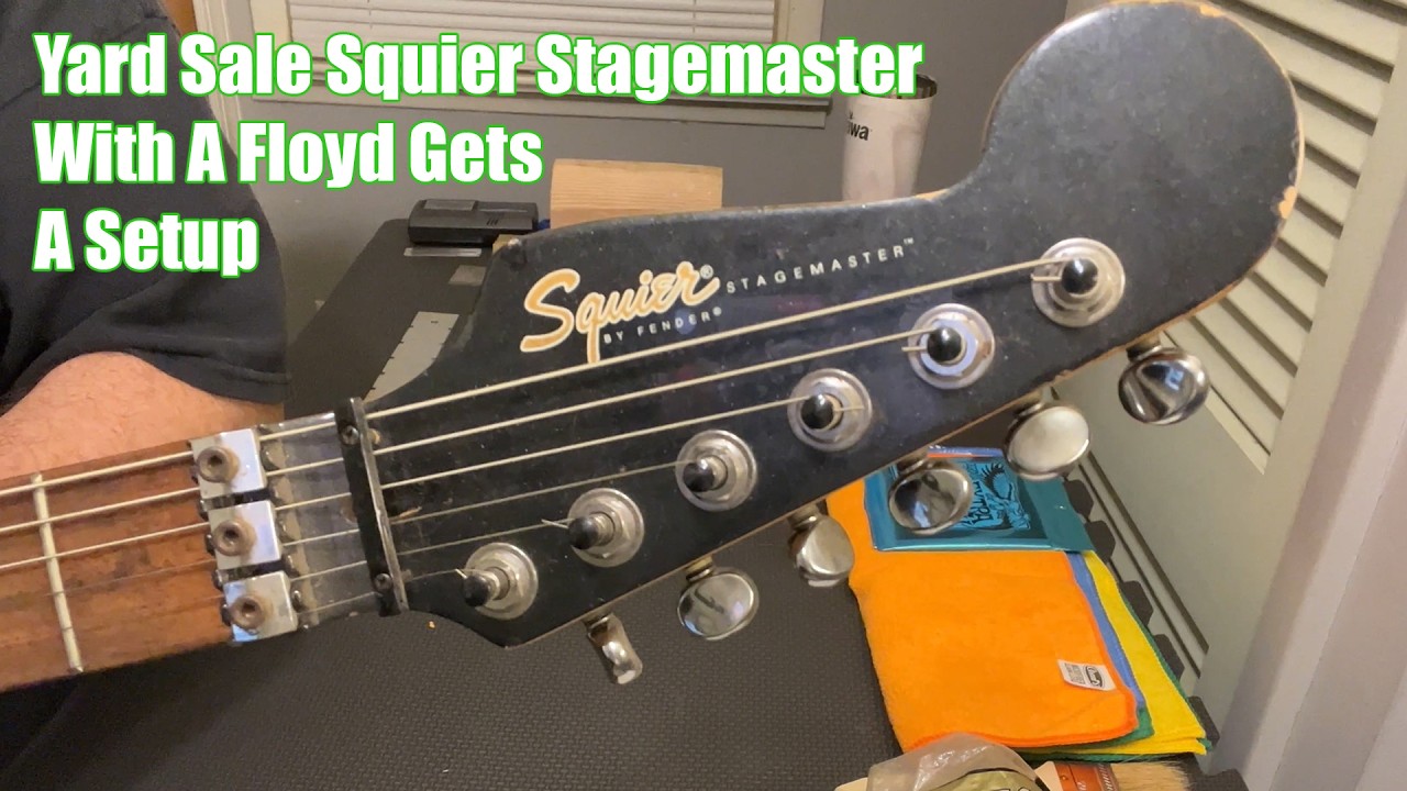 Yard Sale Squier Stagemaster With A Floyd Gets A Setup