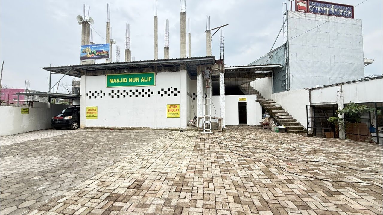 Pembangunan Masjid Nur Alif di Kawasan Stadion Si Jalak Harupat#masjid