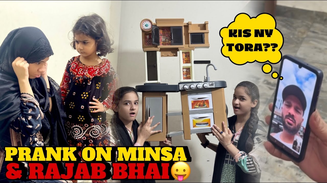 Minsa k sath prank kr diya😛|| Minsa ny Rajab bhai ko shikayat lga di😭