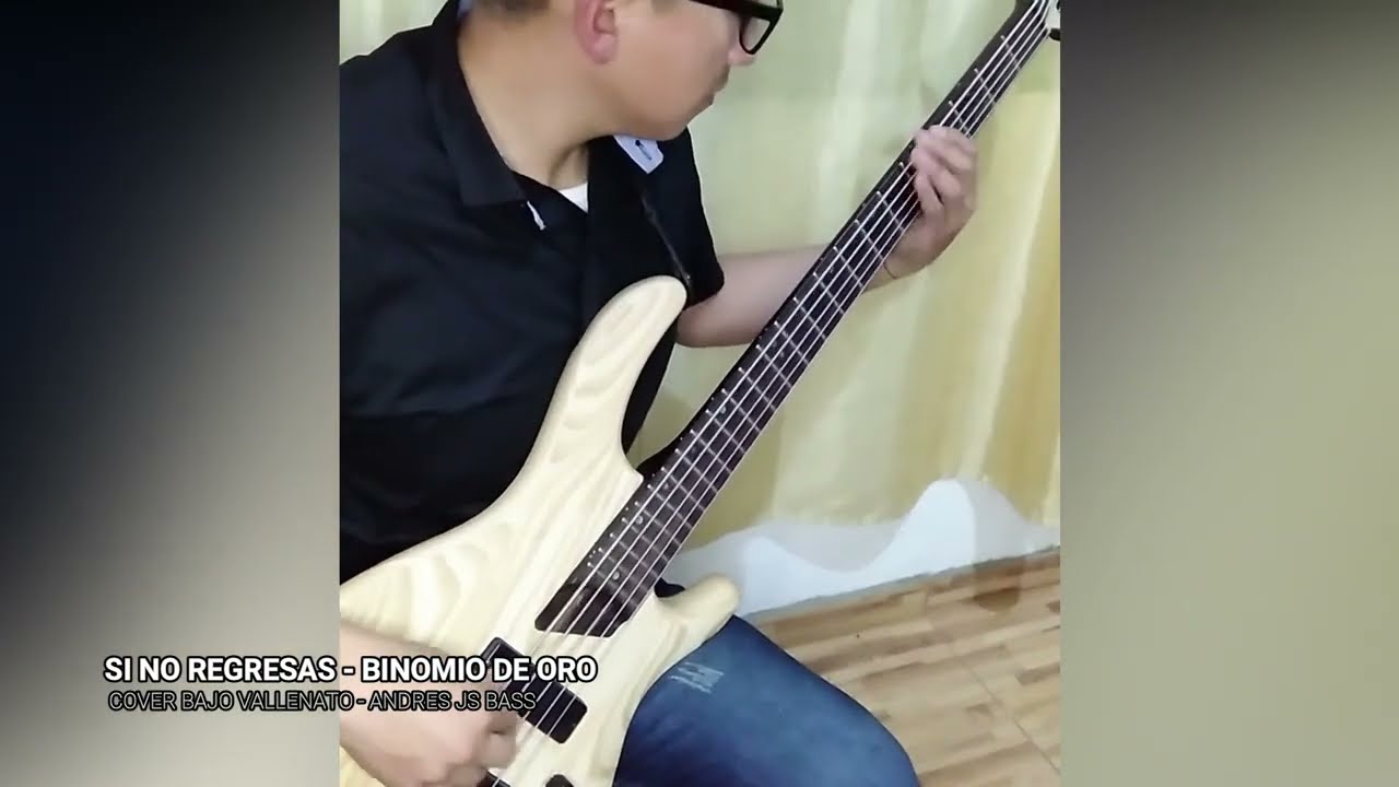 Si No regresas - Binomio De Oro (Cover Bass vallenato - bajo vallenato)