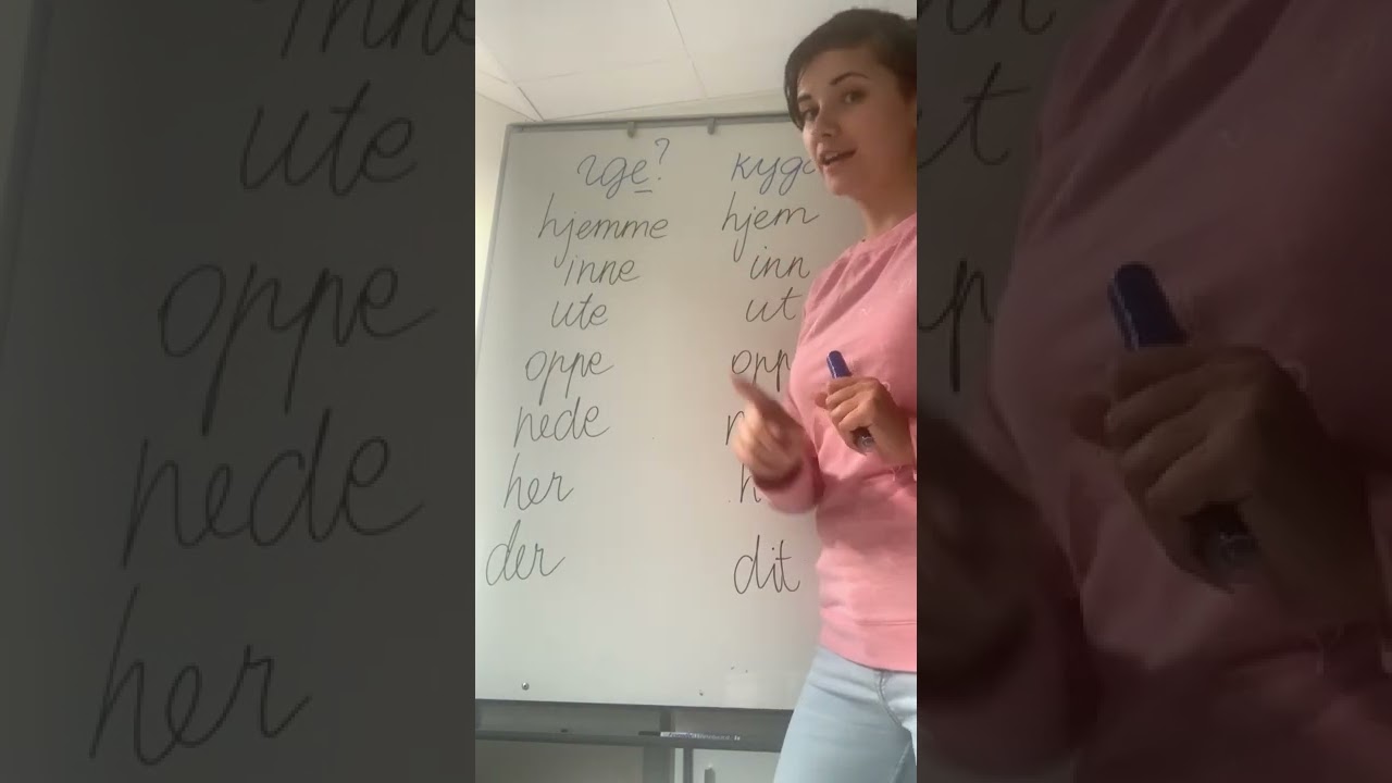 HJEM или HJEMME? Разница между наречиями направления и места в норвежском