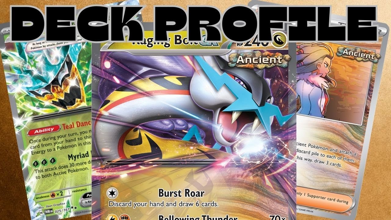 Raging Bolt Ex Deck Profile with Teal Mask Ogerpon (Stellar Crown)