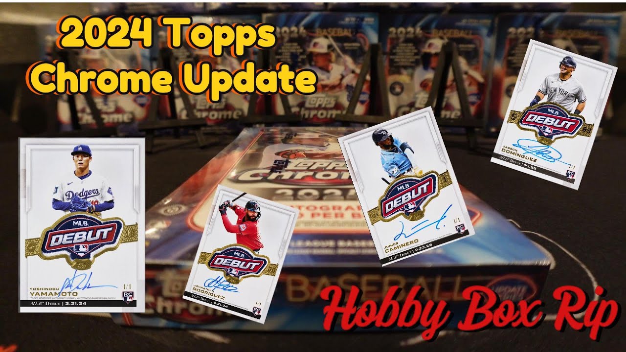 🚨2024 Topps Chrome Update. MLB Debut Patch Hunt!🚨