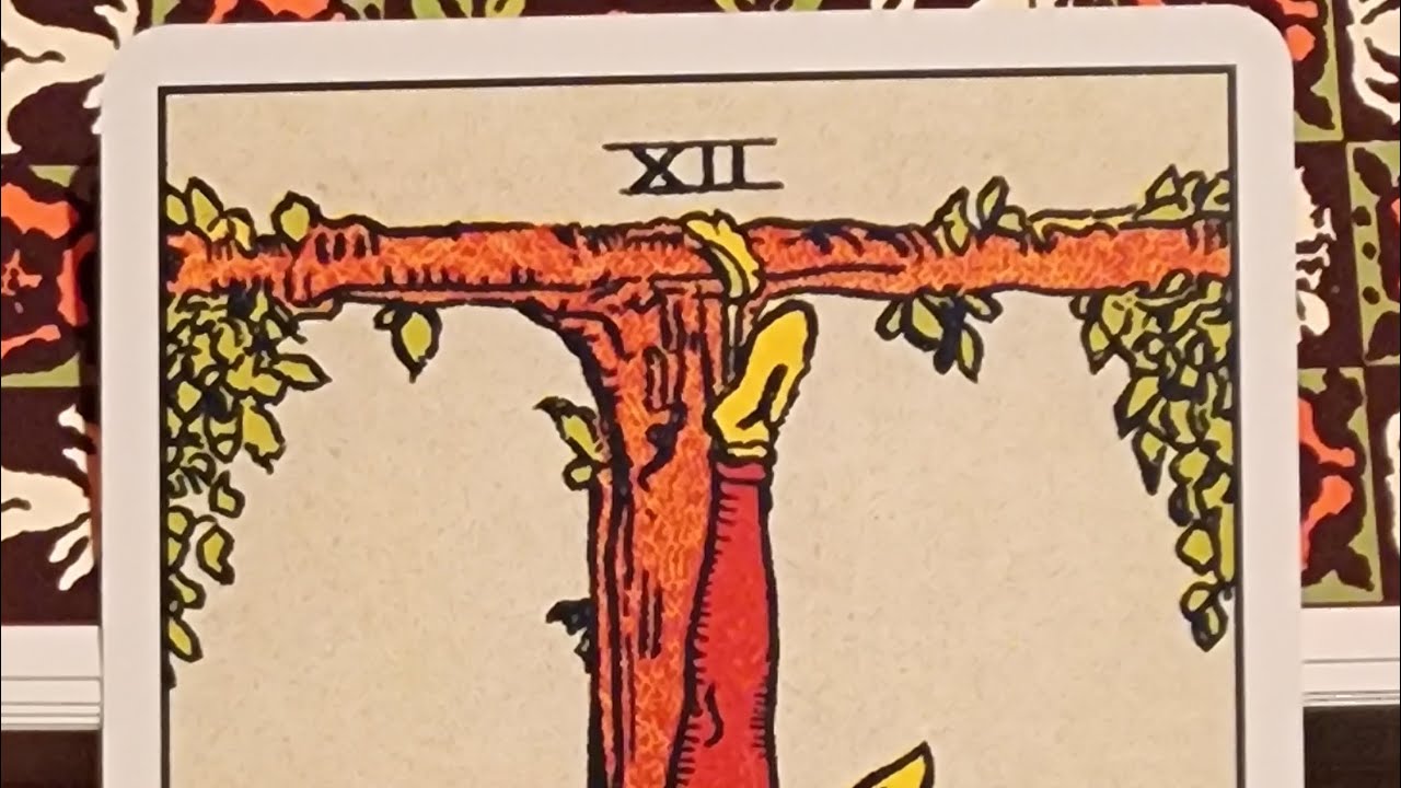 TAROT RIDER  - EL COLGADO  - Interpretación