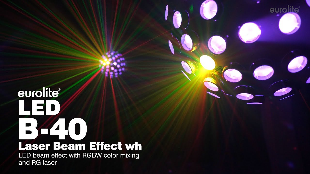 EUROLITE LED B-40 Laser Beam Effect wh